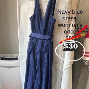 GORGEOUS NAVY BLUE DRESS